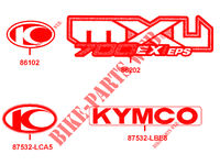 ADESIVI per Kymco MXU 700I EX EPS IRS 4T EURO II