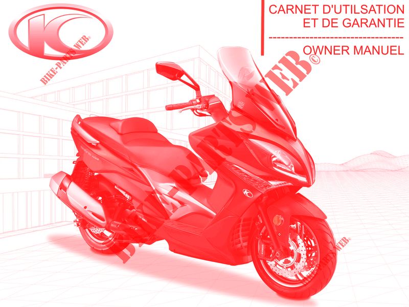 MANUALE D'USO per Kymco XCITING 400I ABS 4T EURO 4
