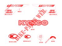 ADESIVI per Kymco KYMCO UXV 700I EPS 4T EURO 4