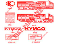 ADESIVI per Kymco MXU 300 R 4T T3B