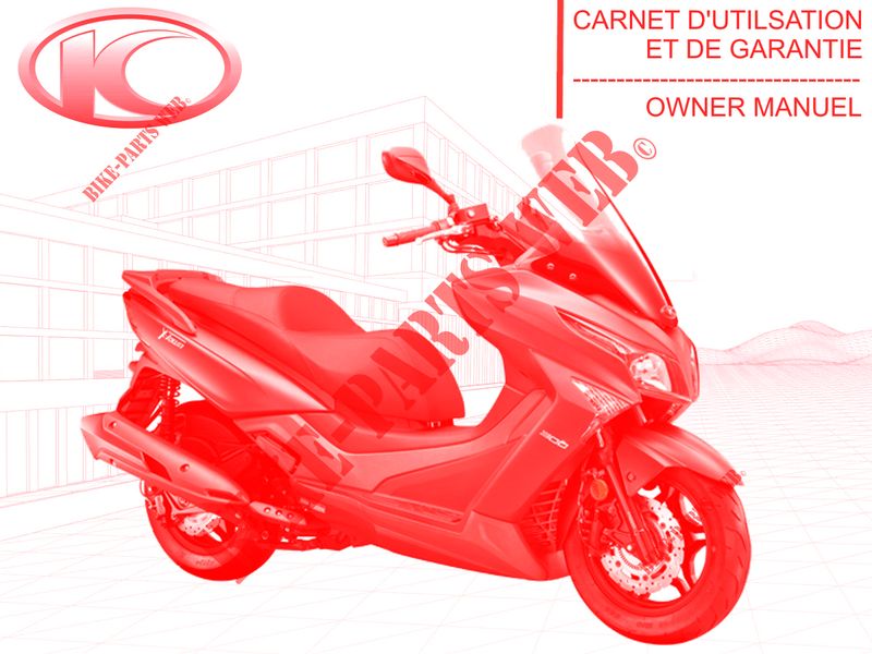 MANUALE D USO per Kymco XTOWN 300I ABS EURO 4