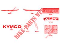 ADESIVI per Kymco K-PW 50 4T EURO II