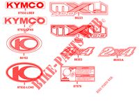 ADESIVI per Kymco MXU 400 2X4 - 4X4 4T EURO II
